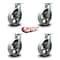 Service Caster 12 Inch Extra Heavy Duty Semi Steel Cast Iron Wheel Swivel Caster SCC, 4PK SCC-KP92S1230-SSR-4 - alternate 6